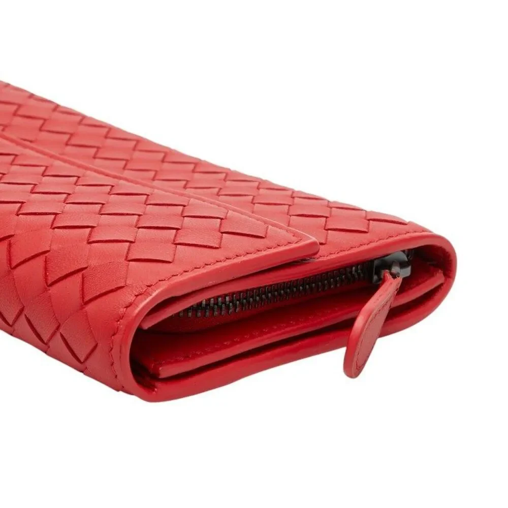 Bottega Veneta Intrecciato Round Zip Wallet